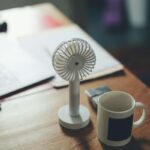 Compact bladeless fans for desks